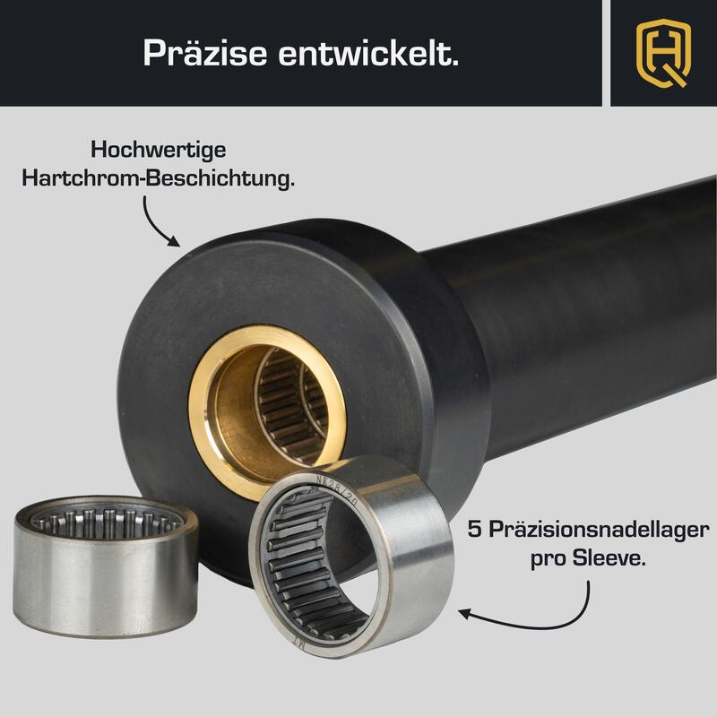 HQ Germany® Olympia Langhantelstange 50mm | Profi Allrounder Langhantel