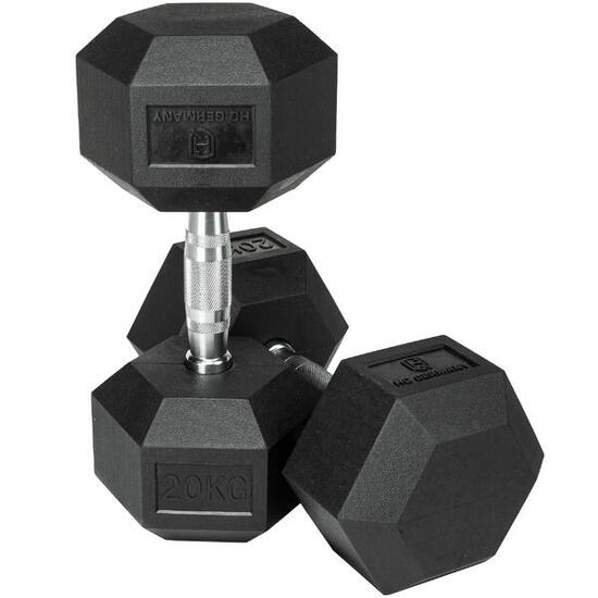 HQ Germany® Hexagon Hanteln | 2.5 - 37.5kg | ±1,5% Gewichtstoleranz