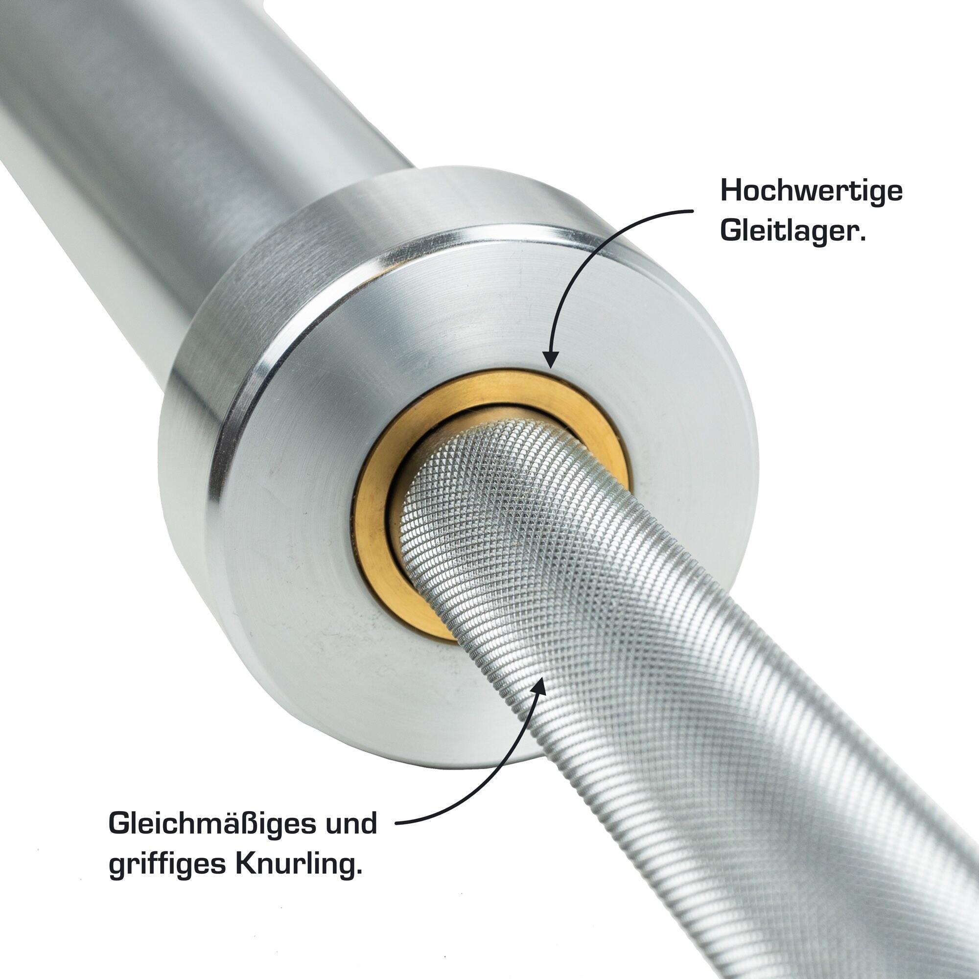 HQ Germany® Olympia Langhantelstange 50mm | Allrounder Langhantel | Men/Women 3/7