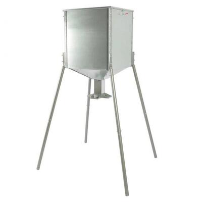 Futterautomat metallfass HUNTERA highstand 204 KG HS450