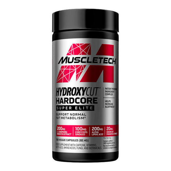 Formule extraits de plantes - Hydroxycut Hardcore Super Elite - 100 Gélules