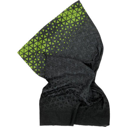 FISCHER Multifunktionstuch aus atmungsaktivem Material anthrazit grün