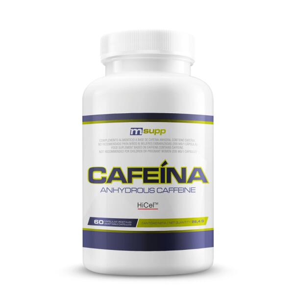 Cafeína - 60 Cápsulas Vegetales de MM Supplements