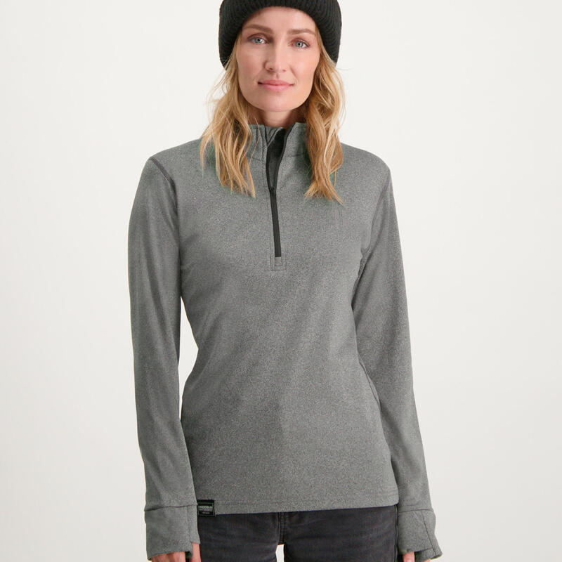 Poederbaas Arctic Pull de Ski Femme - Gris