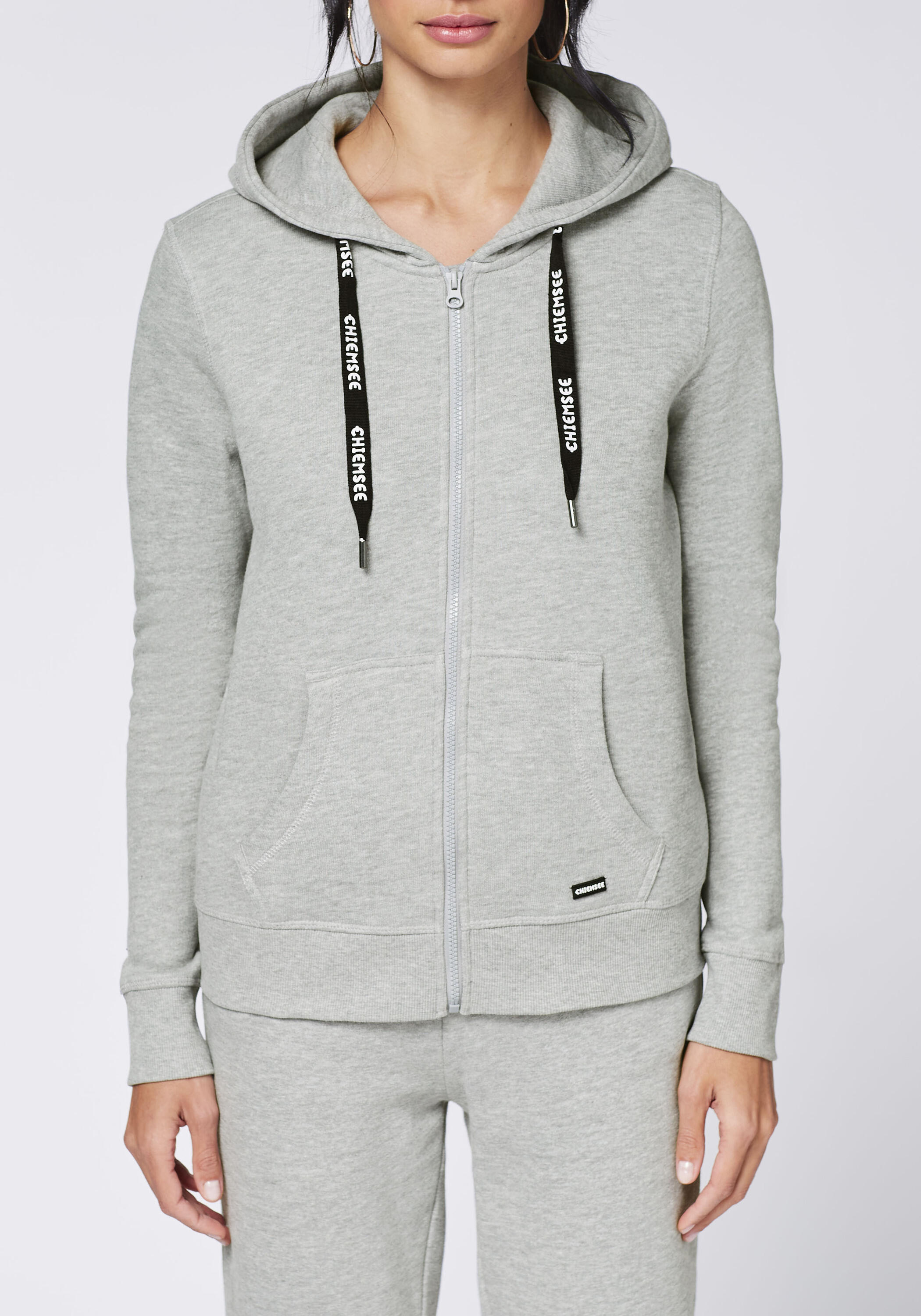 Sweatjacke mit Kapuze und Logo-Band 7/7