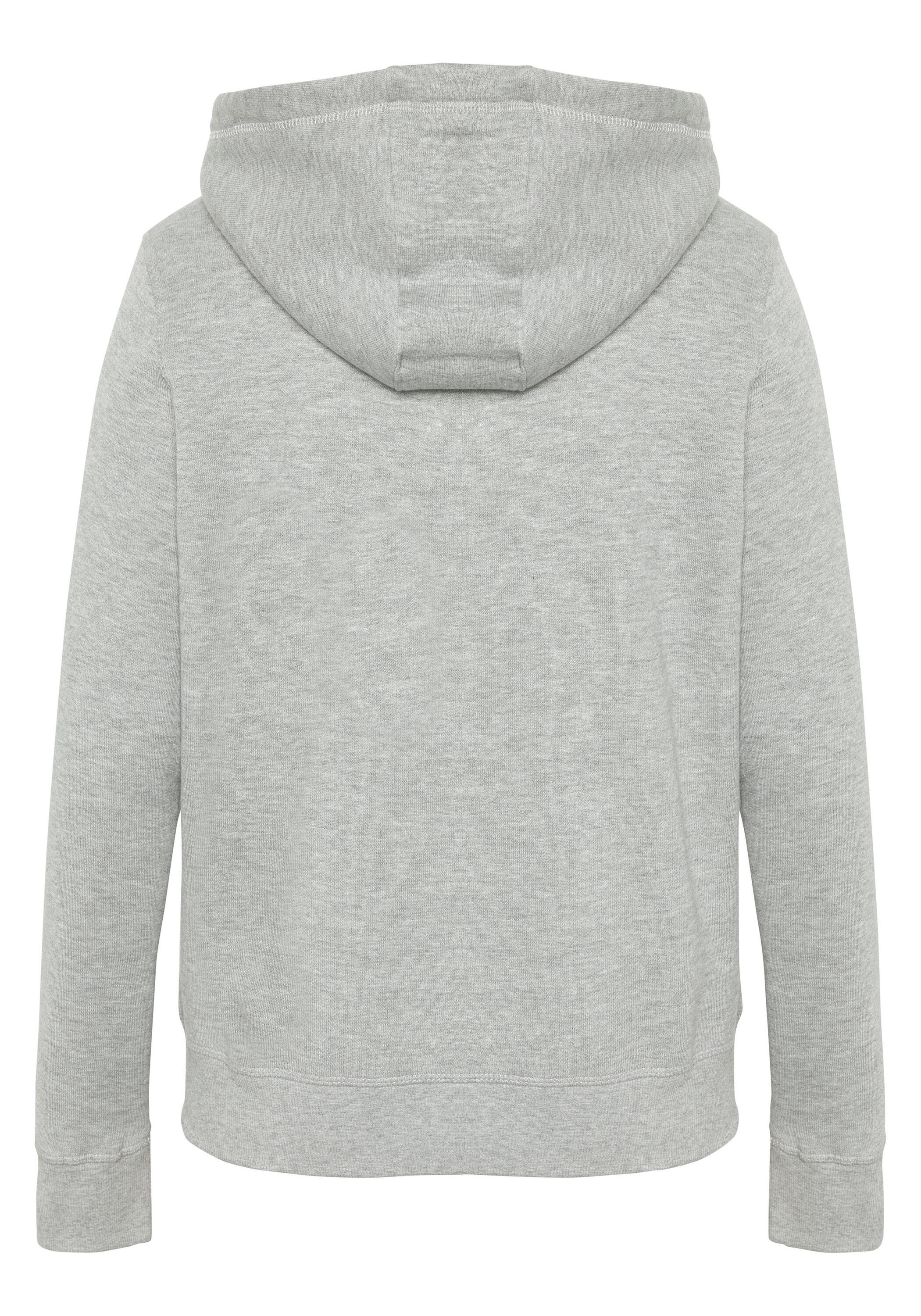 Sweatjacke mit Kapuze und Logo-Band 2/7
