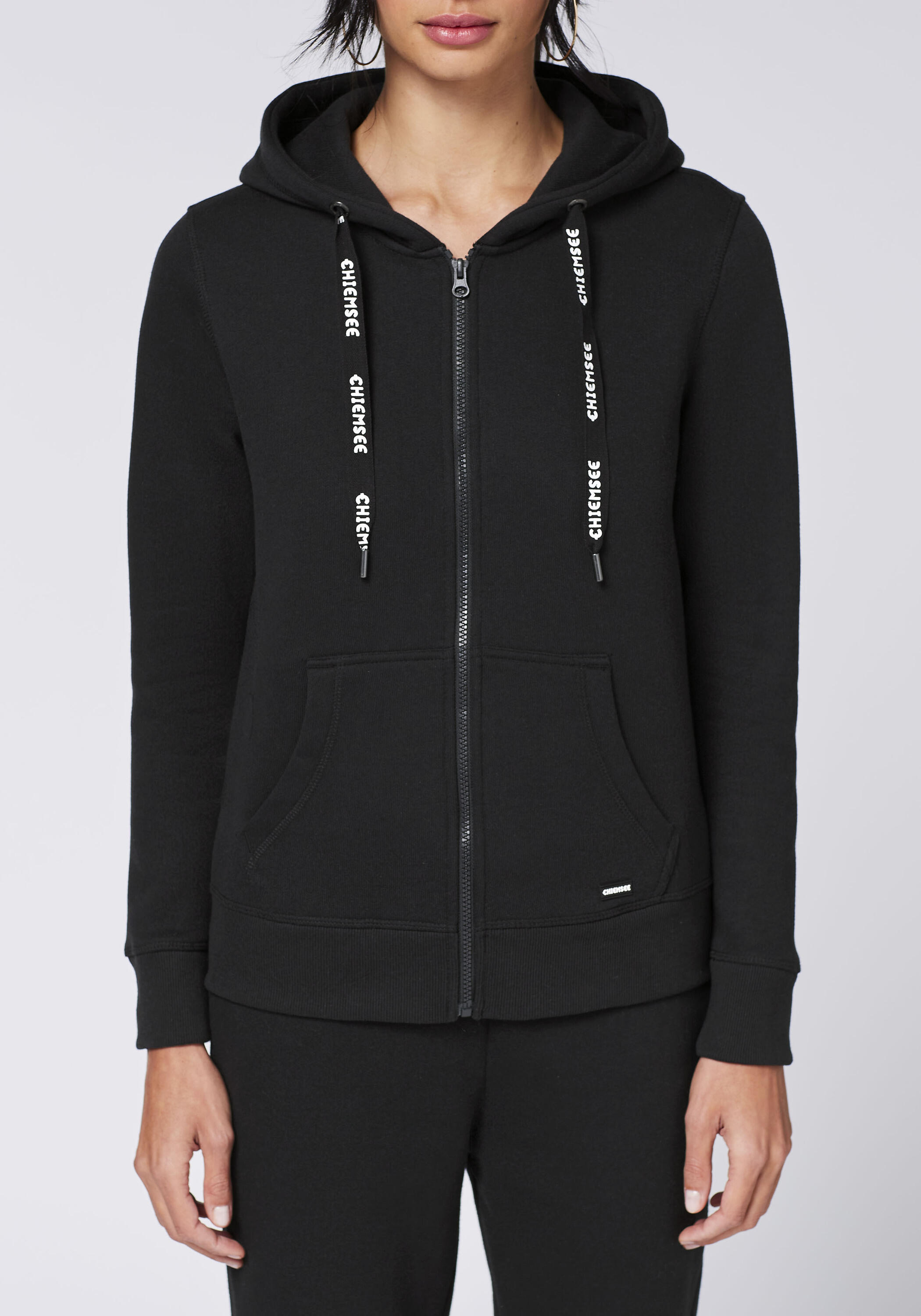 Sweatjacke mit Kapuze und Logo-Band 7/7