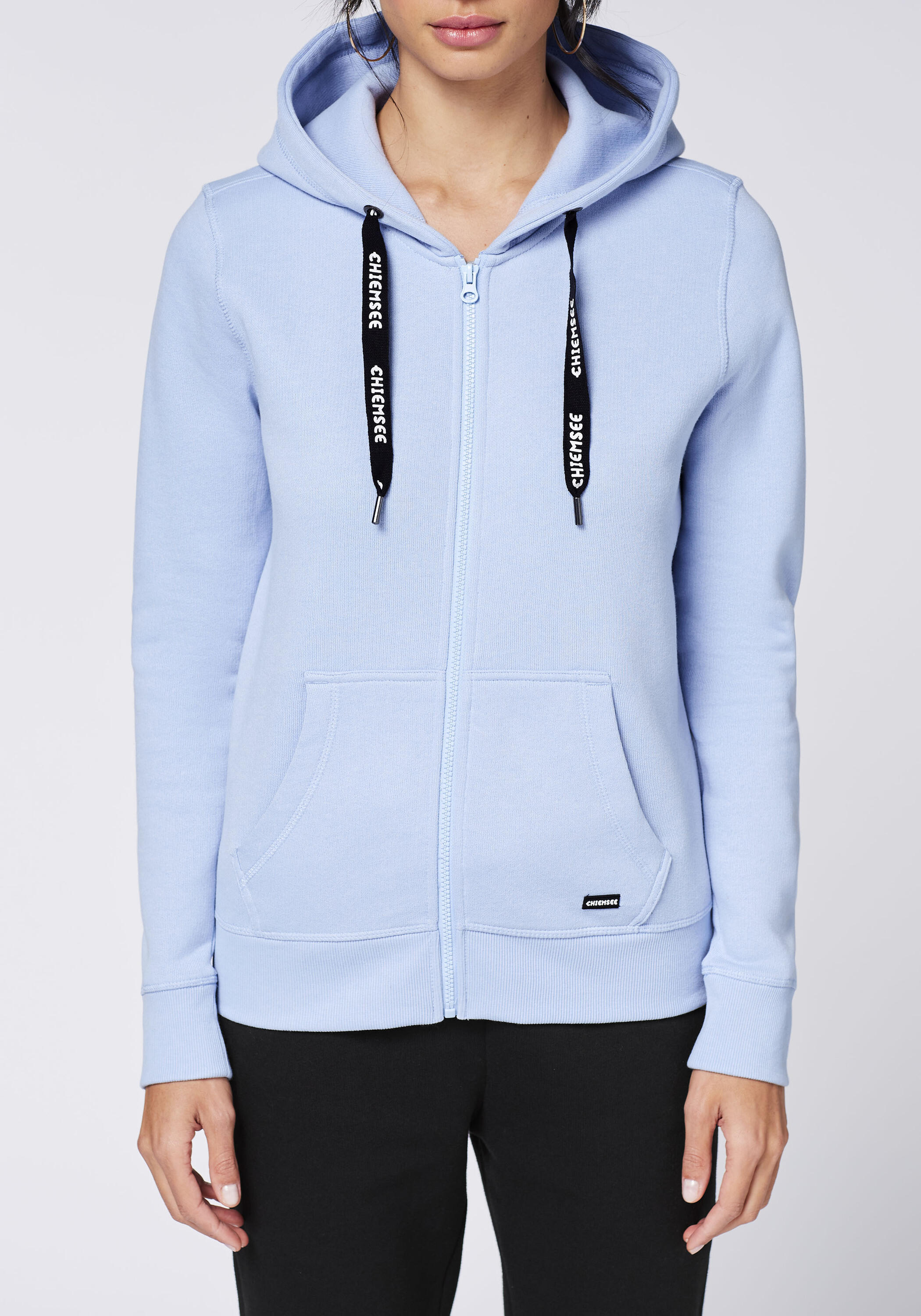 Sweatjacke mit Kapuze und Logo-Band 7/7