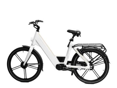 Caesar elektrisch stadsfiets - wit - revolutionaire 540wh fastcap® batterij