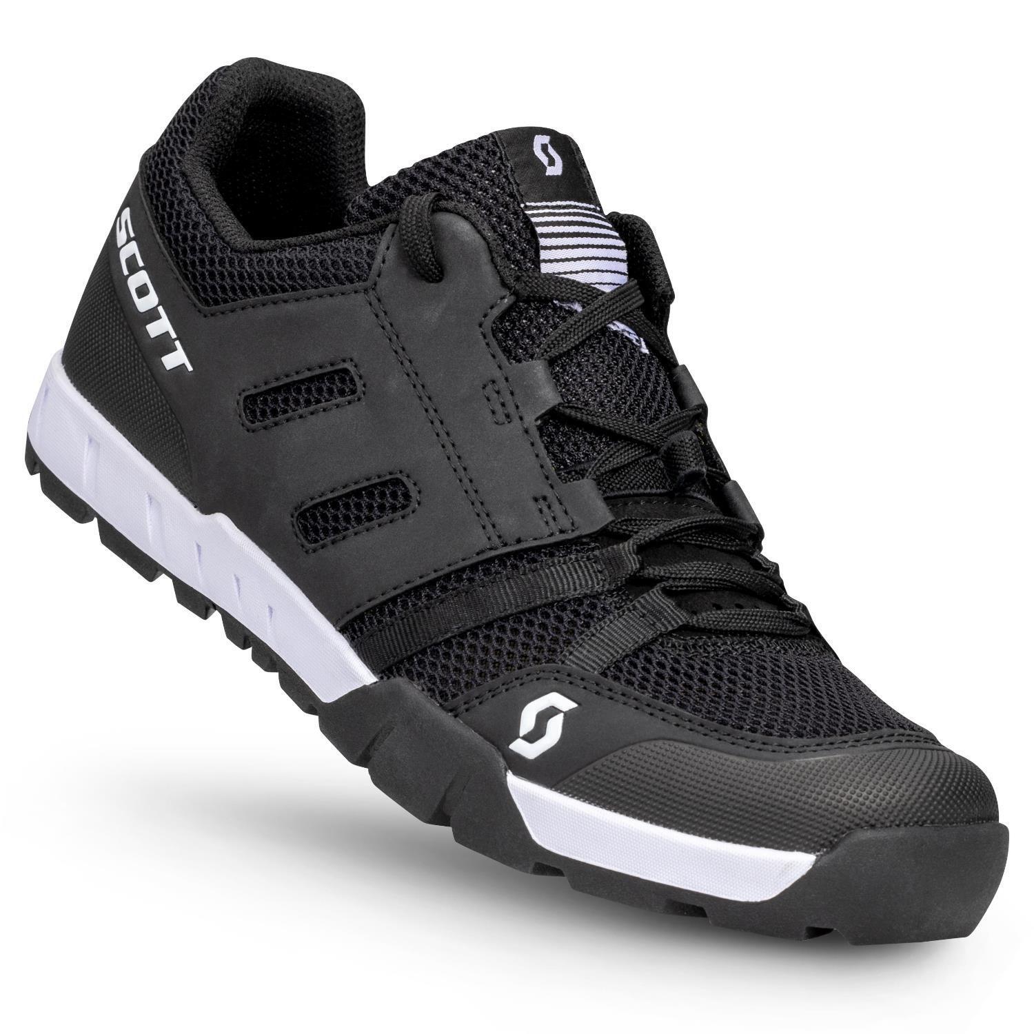 Scott - Scott Chaussures De Vtt - Hommes - Sport Crus-r Flat Lace - Chaussures De Sport - Blanc|noir - Decathlon