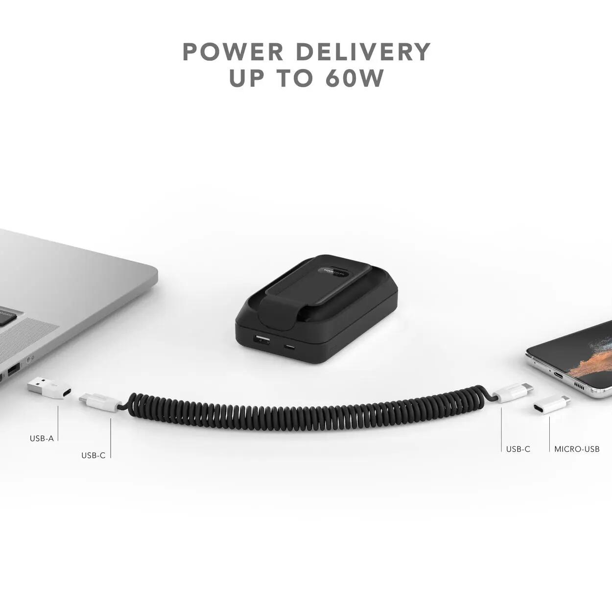 Powerbank Lexon Nomaday cinzento 6/7