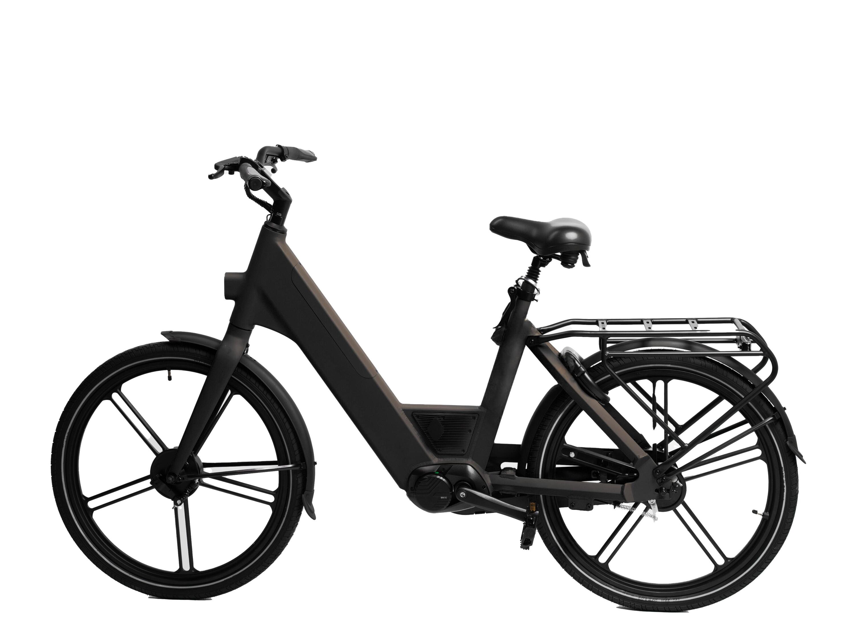 OSTRICHOO Caesar elektrisch stadsfiets - zwart - Revolutionaire 540WH FastCap® Batterij