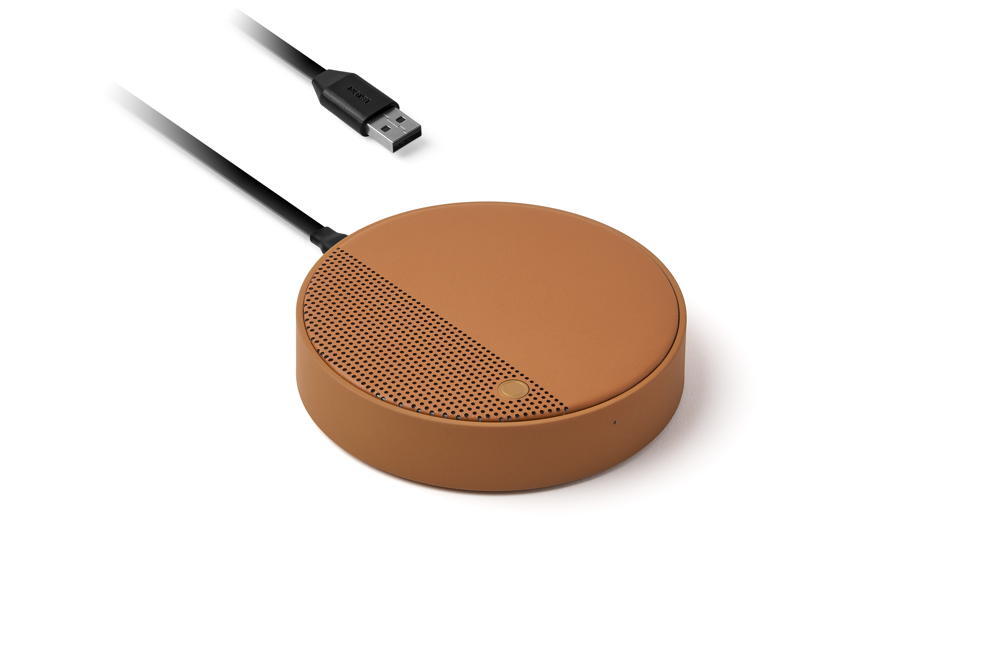 Carregador Qi + Coluna Som Lexon Oslo Energy+ castanho 6/7