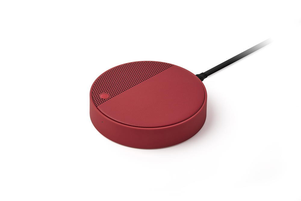 Carregador Qi + Coluna Som Lexon Oslo Energy+ vermelho 4/7