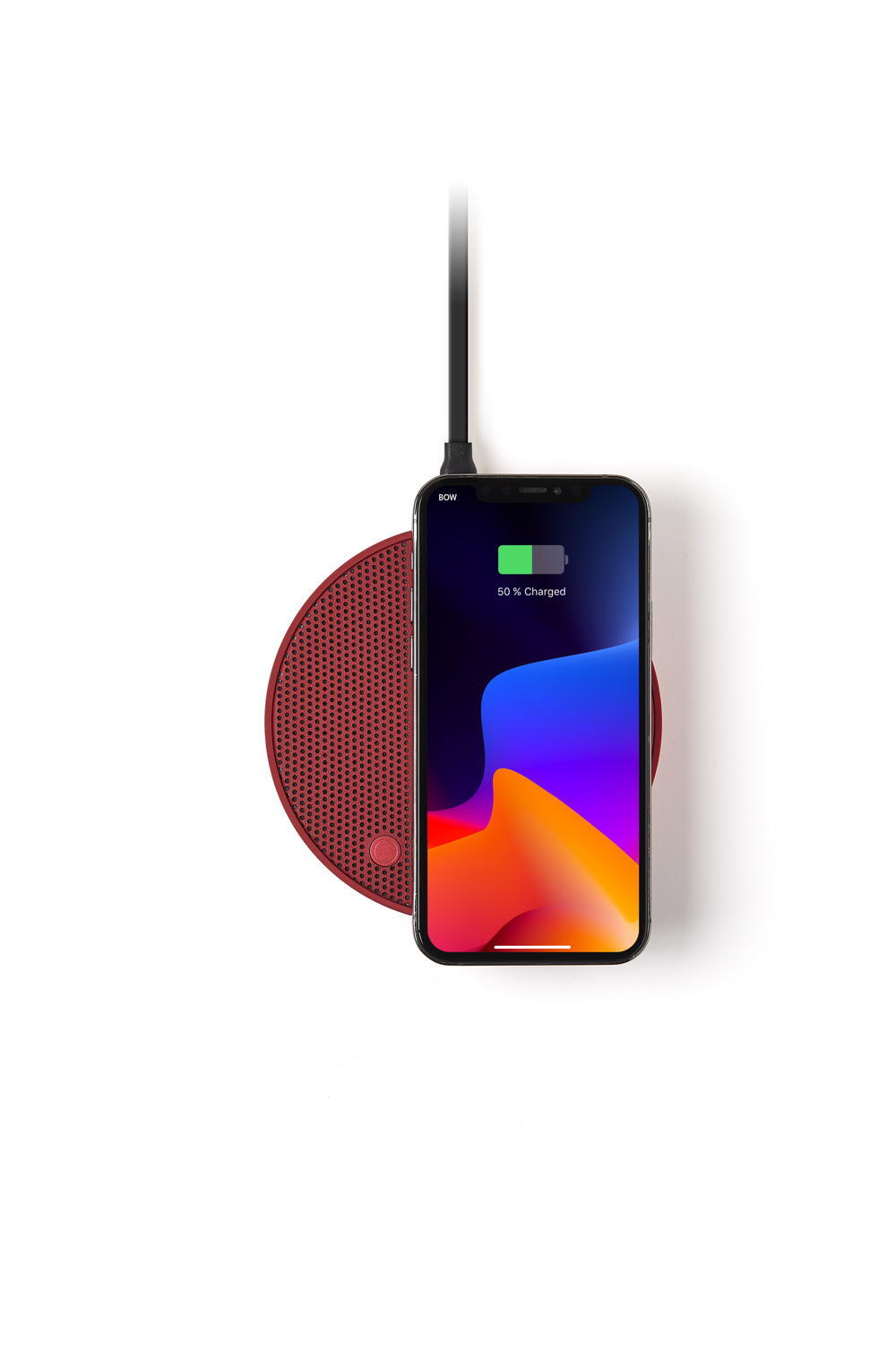 Carregador Qi + Coluna Som Lexon Oslo Energy+ vermelho 3/7