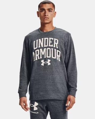 Sweatshirt mannelijk under armour rival terry grijs