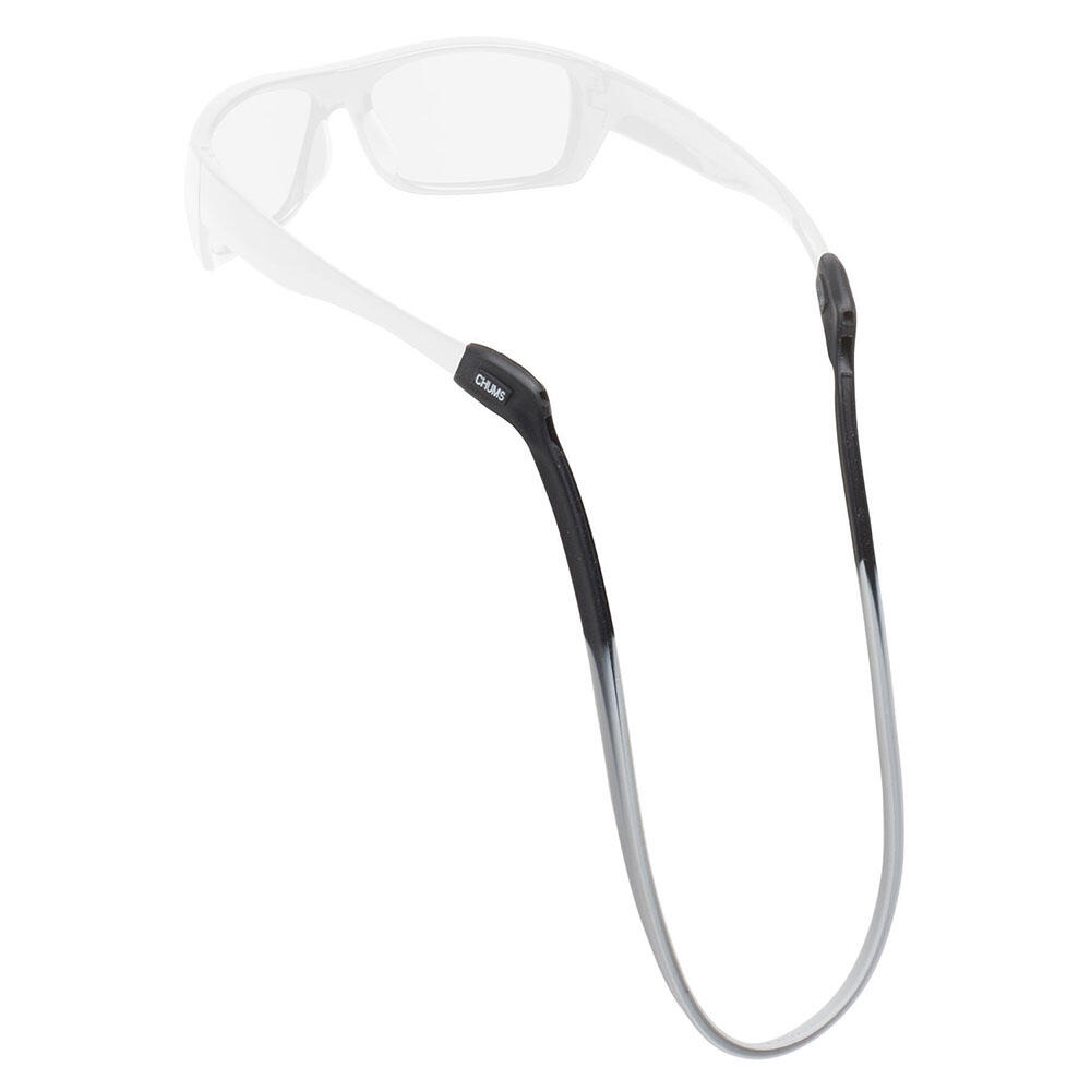 CHUMS Switchback Silicone Eyewear Retainer - Black/smoke