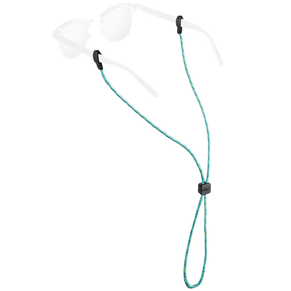 CHUMS Rope Slip Fit Eyewear Retainer - Light Blue/Blue/Green