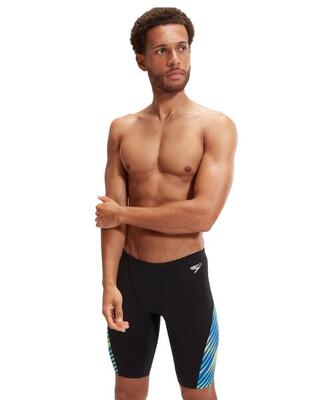 Badehose Boxer Speedo Alov Digi V-Cut Short Am