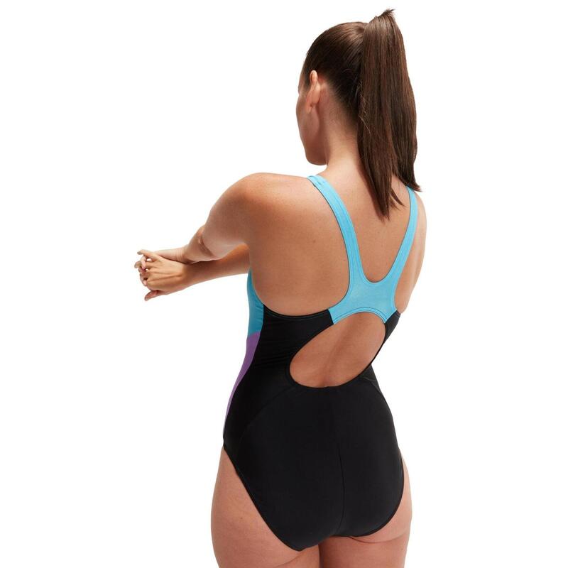 Costume da bagno donna a 1 pezzo Speedo Eco Colourblock Splice Muscleb