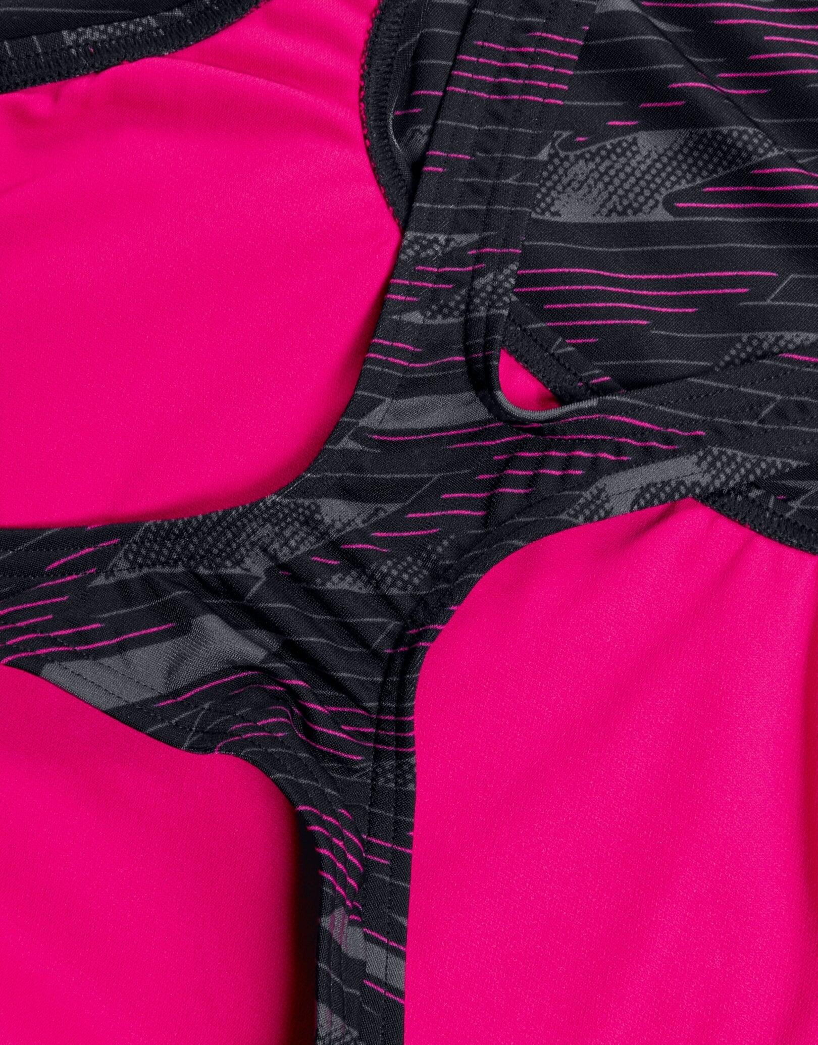 Maillot de bain femme Speedo HyperBoom Allover Medalist Noir/rose 4/5