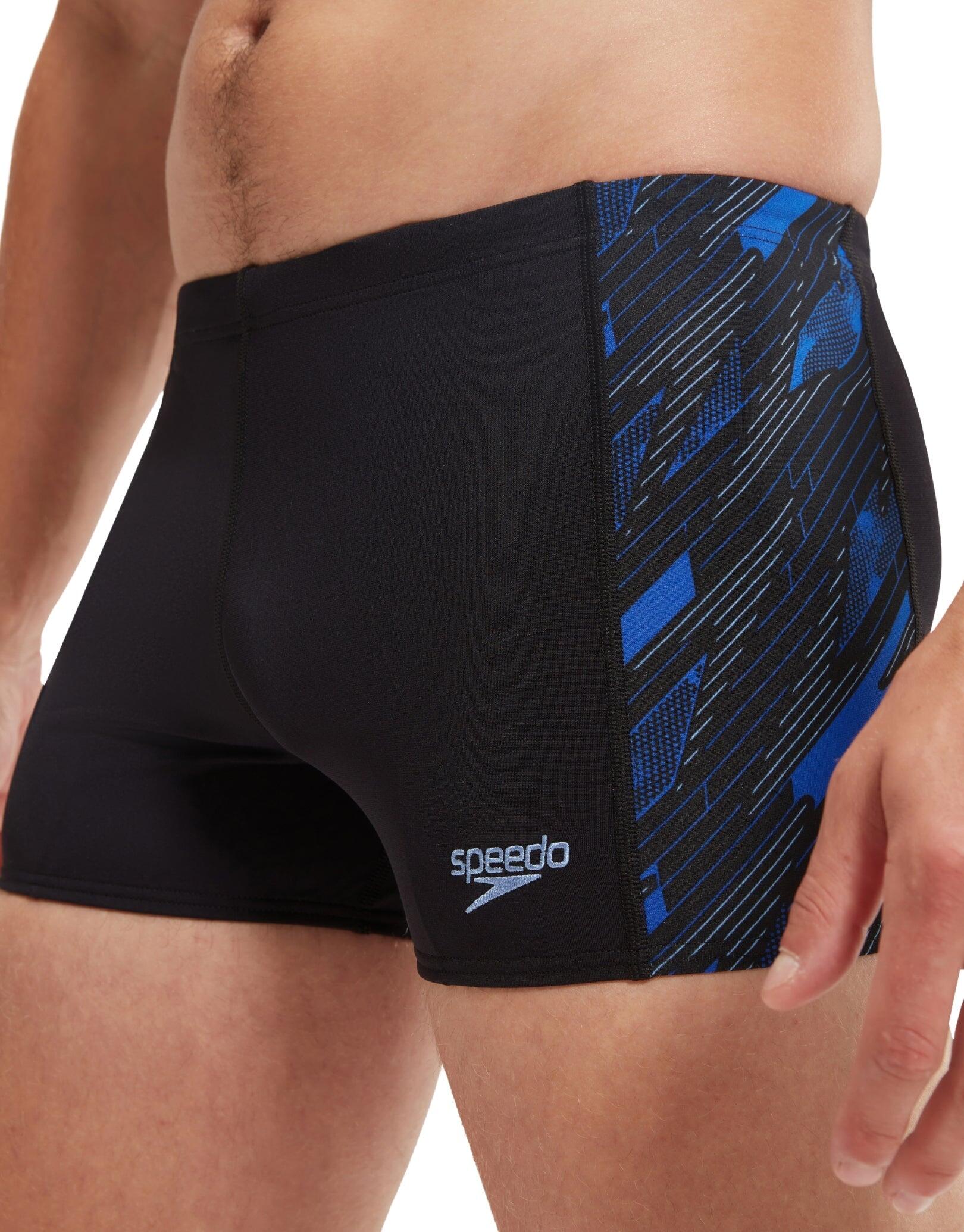 Speedo Hyperboom Panel Aquashort - Black/Blue 5/5