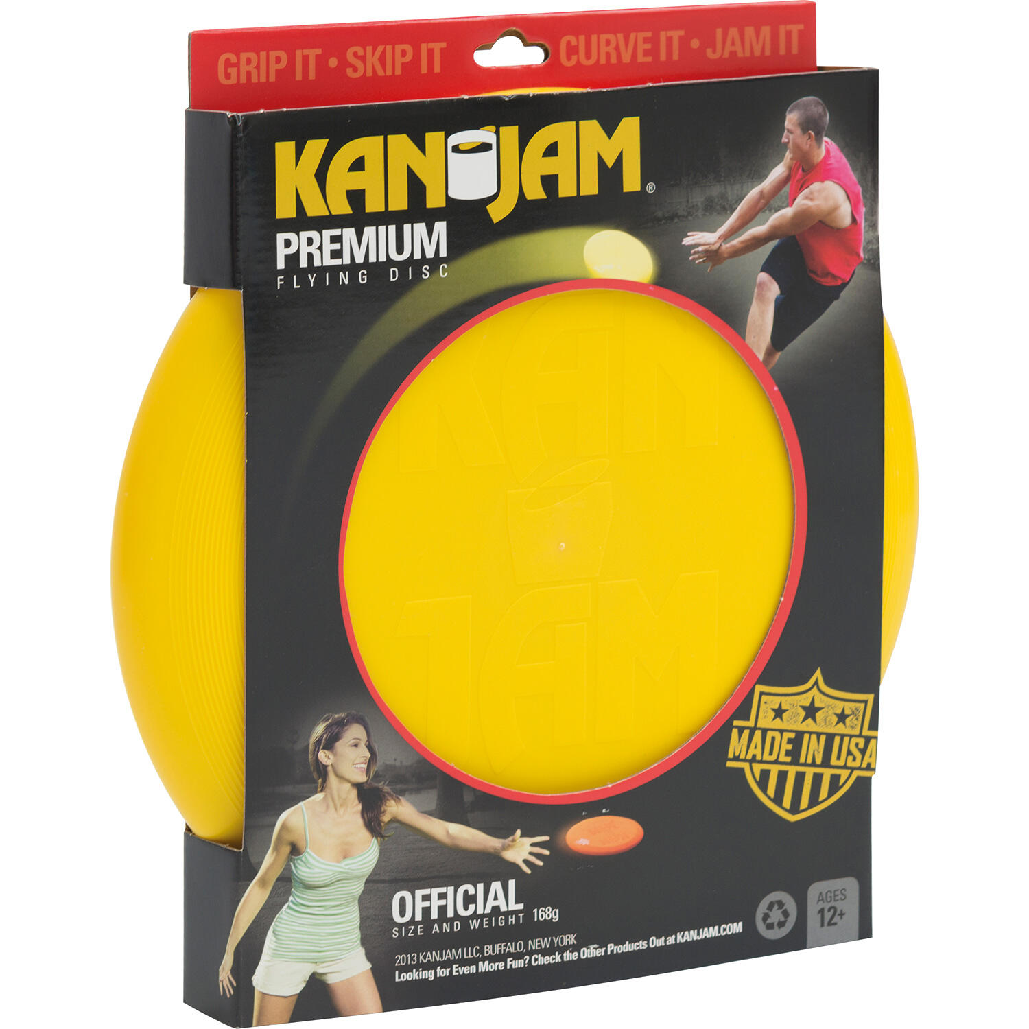 Kanjam - Disque Volant Frisbee - Jaune Adulte - Disque Volant - Jaune - Taille Unique - Decathlon