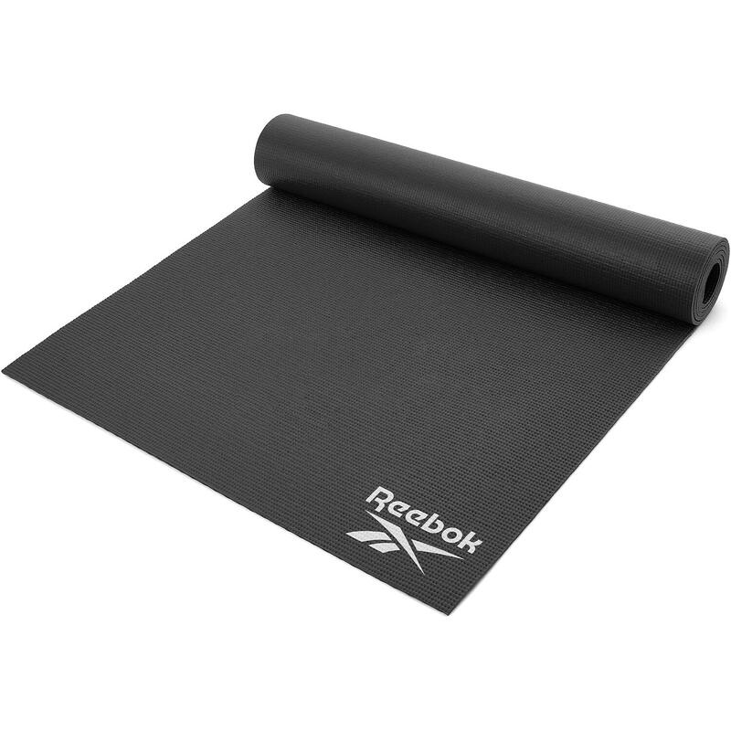 Reebok Yogamatte, 4mm, schwarz