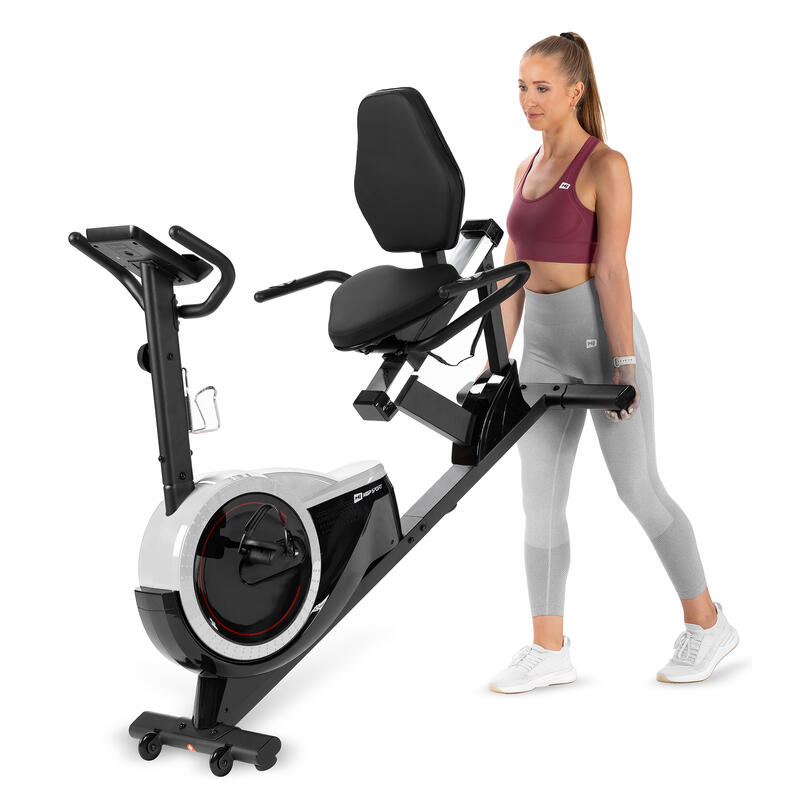 Rower stacjonarny treningowy leżący Hop-Sport Pulse