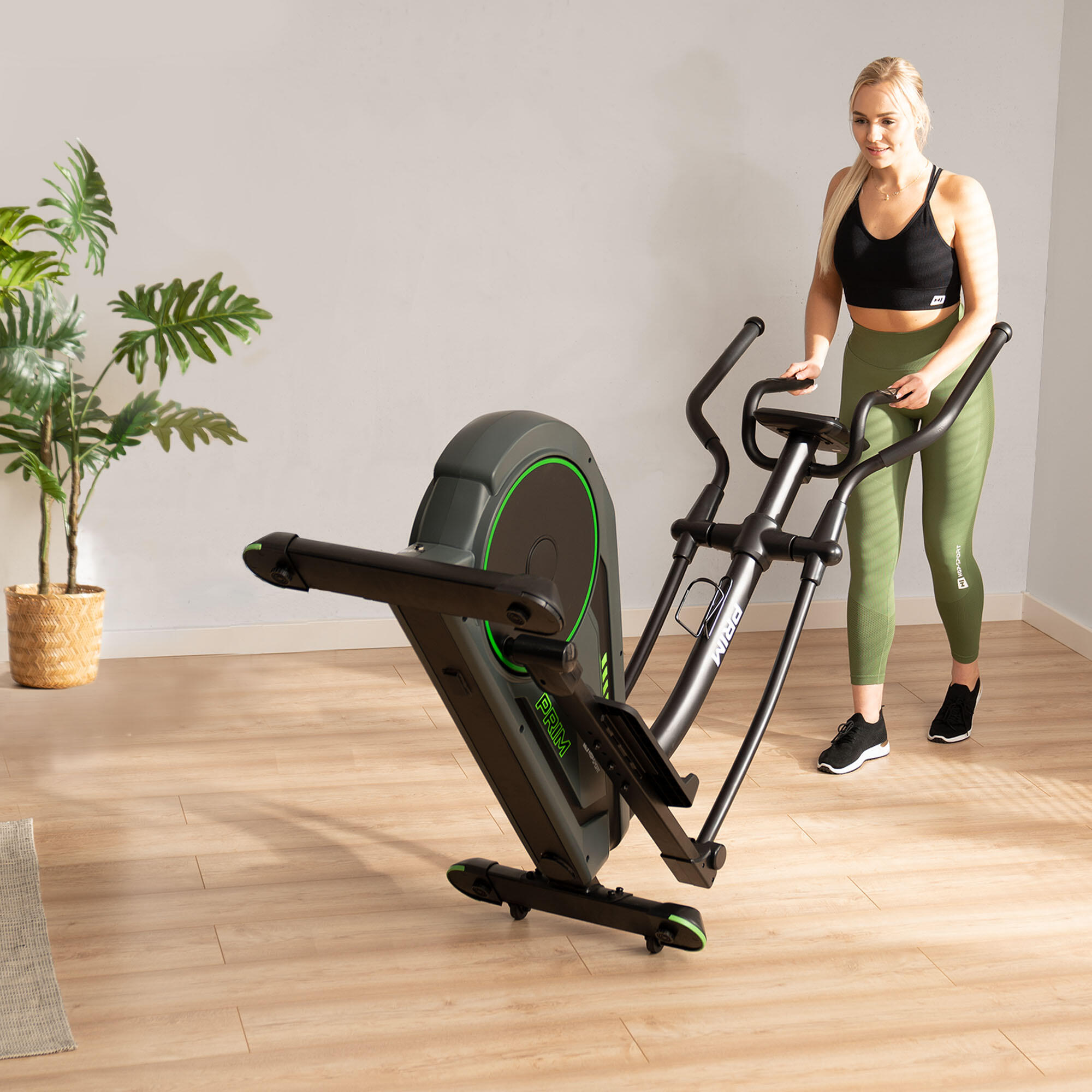 Vélo elliptique électromagnétique connecté Hop-Sport HS-120C Prim 5/7