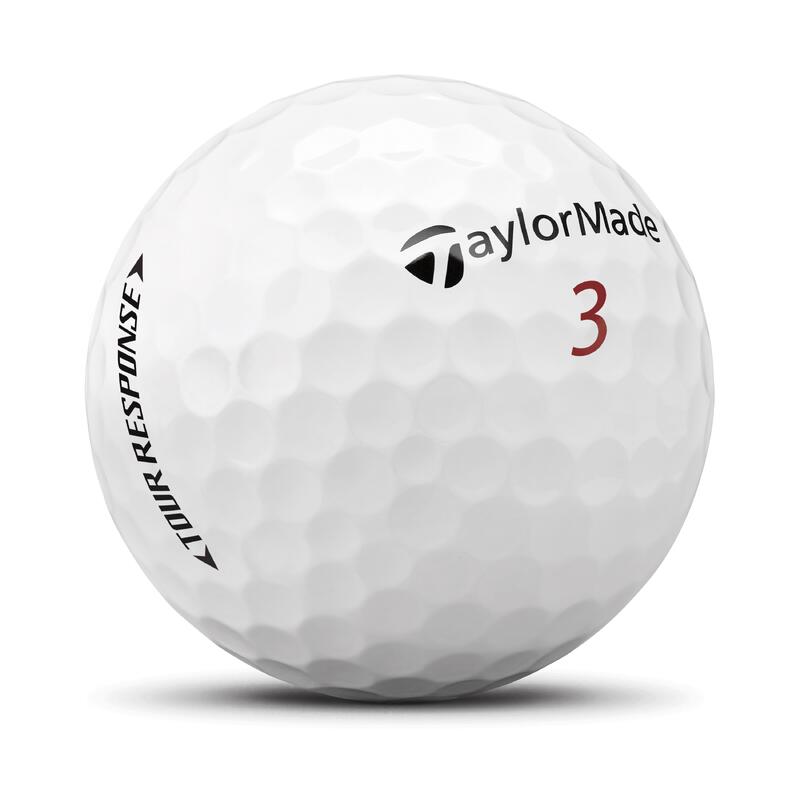 Caja de 12 bolas de golf TaylorMade Tour Response blancas