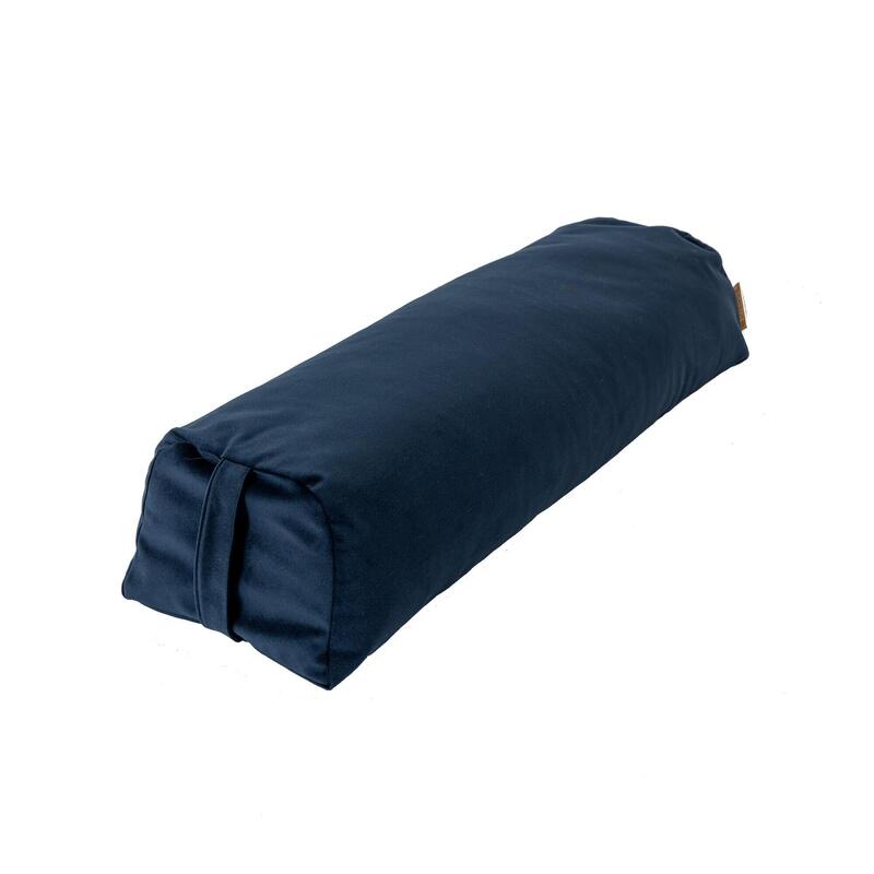 Bolster in plastica reciclata - blu scuro - 75cm lungo