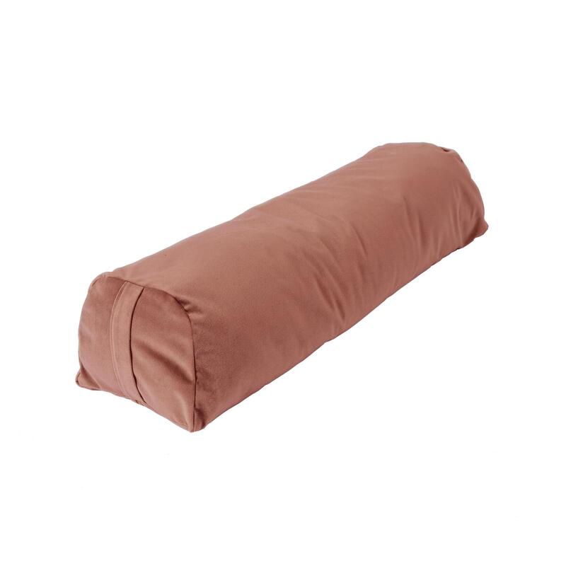 XL Bolster hecho de plástico reciclado - rosa salmón - 75cm largo