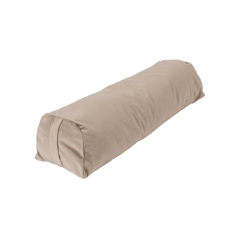 XL Bolster en tissu recyclé - brun clair - 75cm de longueur