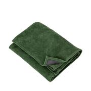 Coperta da yoga - verde bosco - 70% cotone riciclato - 190x120cm