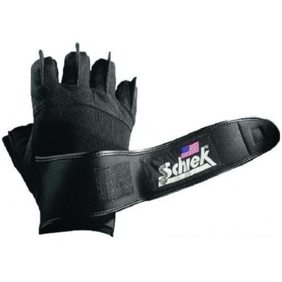 Platin Gewichtheberhandschuhe Modell 540 mit Handgelenkbandagen