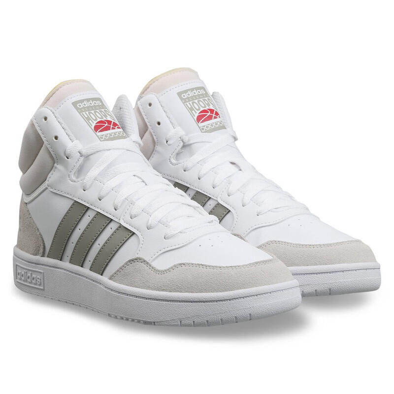 Adidas HOOPS 3.0 MID Men Basketball Shoes White