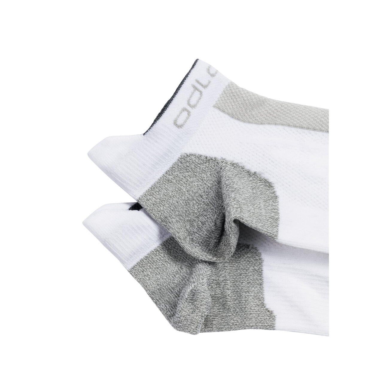 X1 Paire de Chaussettes Blanc Mixte Odlo Light 777080 3/7
