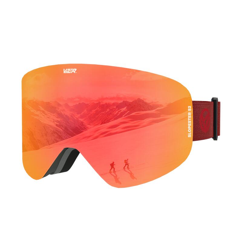 Vizer Masque de ski & snowboard Crimson Slopester - anti-buée - Magnétique