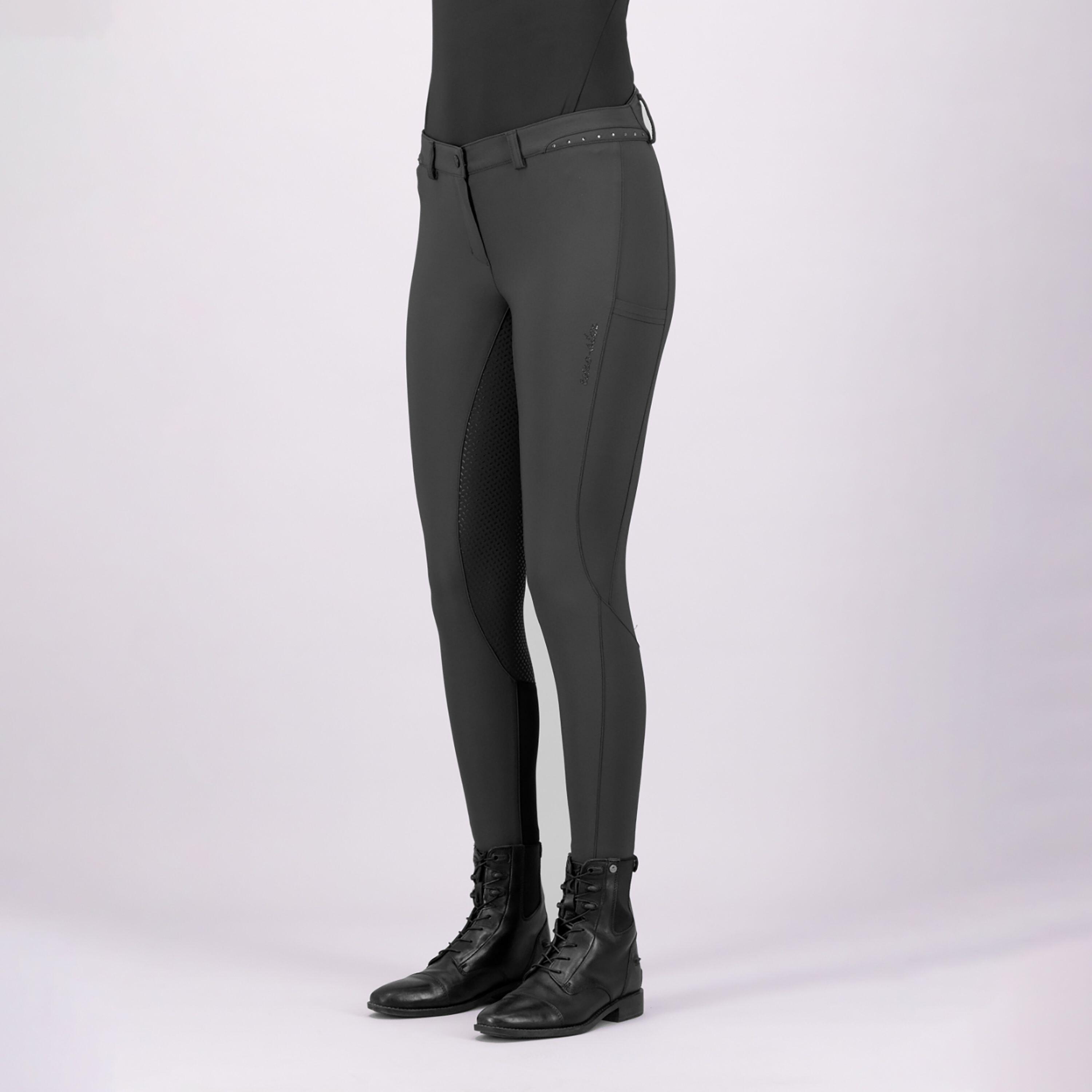 Pantalón de equitación Euro-Star full grip femme Queen Diamond 4/7