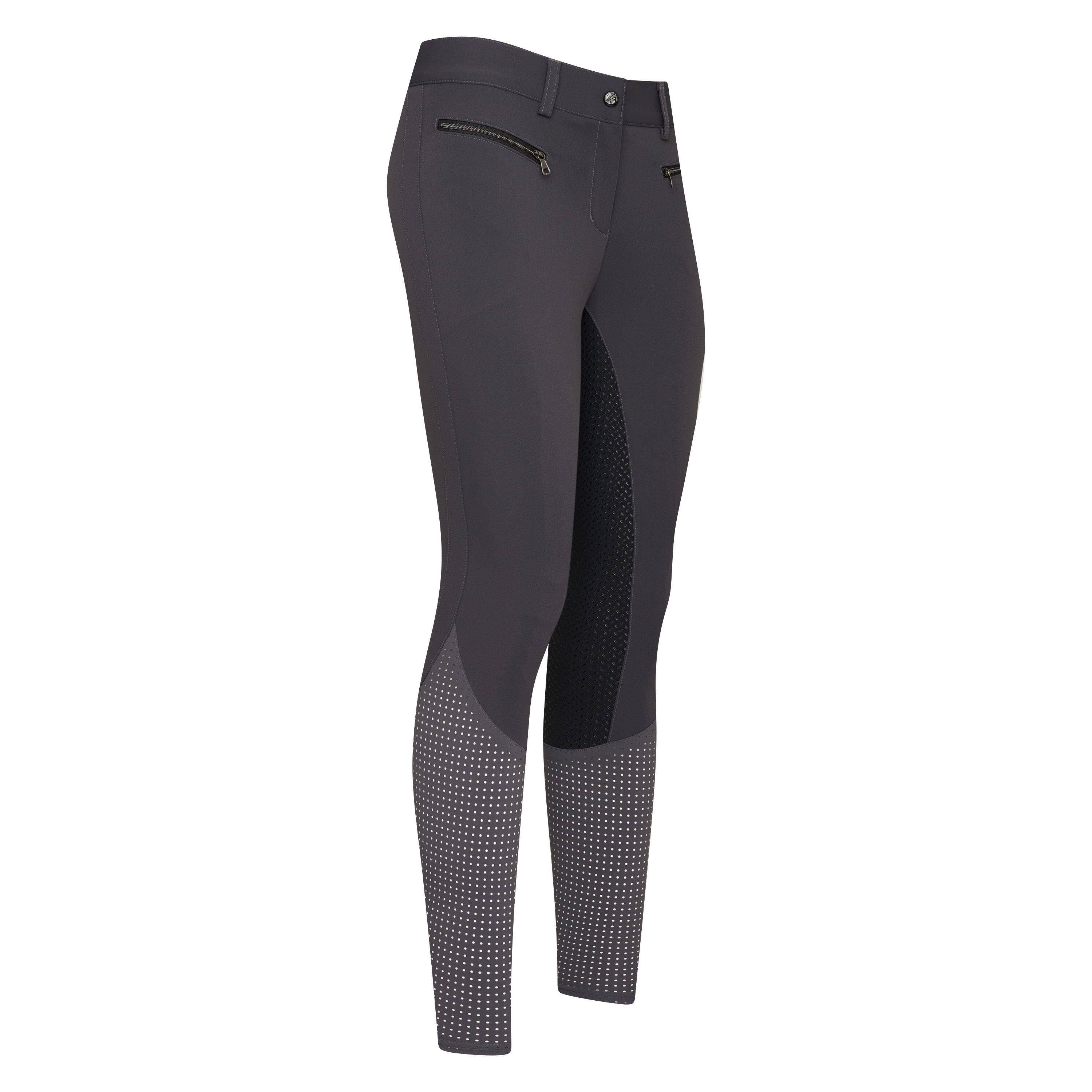 Euro-star - Pantalon Équitation Full Grip Femme Euro-star Airflow - Pantalon D'Équitation - Gris - 42 M/l - Decathlon