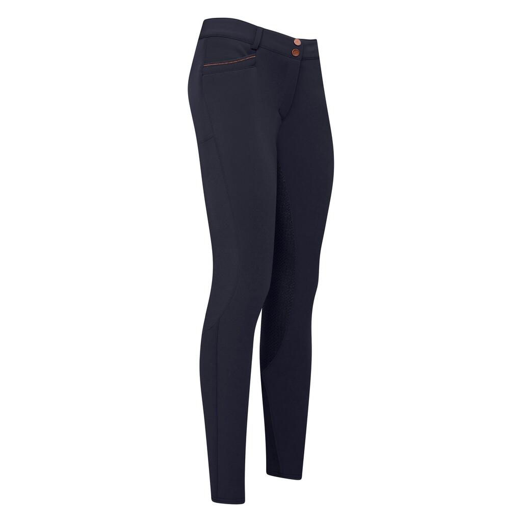 Full grip riding pants for women Euro-Star Arielle Snow