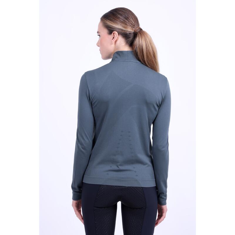 Pullover mit halbem Reißverschluss, Damen Euro-Star Maggy