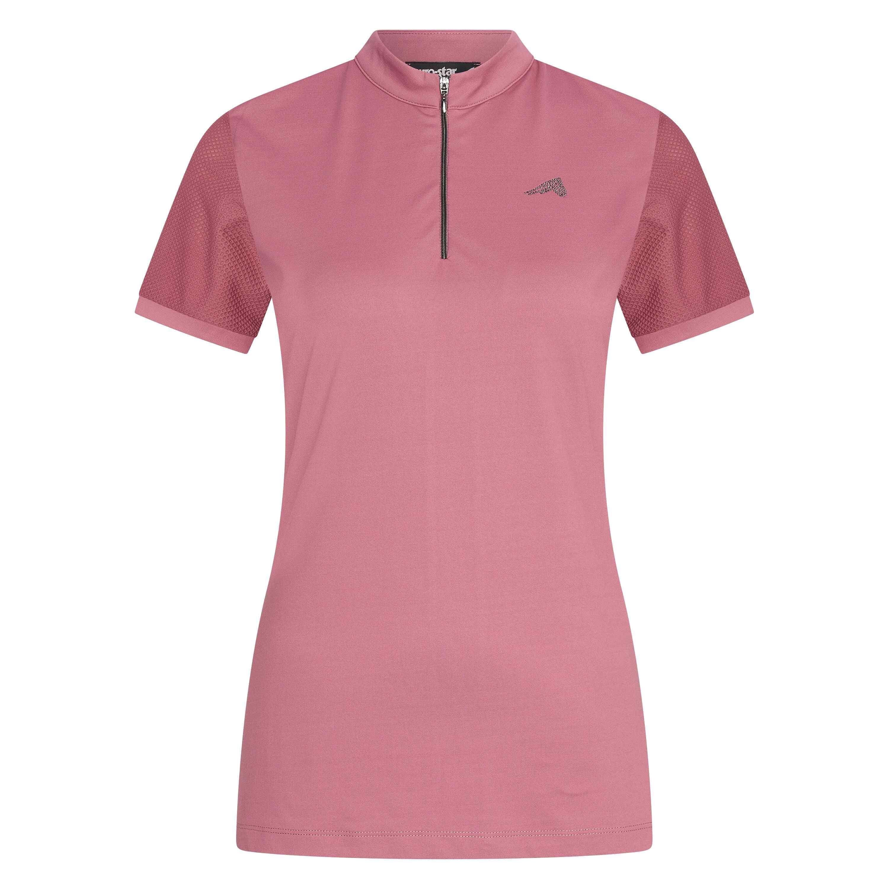 Polo da equitazione con mezza zip da donna Euro Star Valentina EURO STAR Decathlon