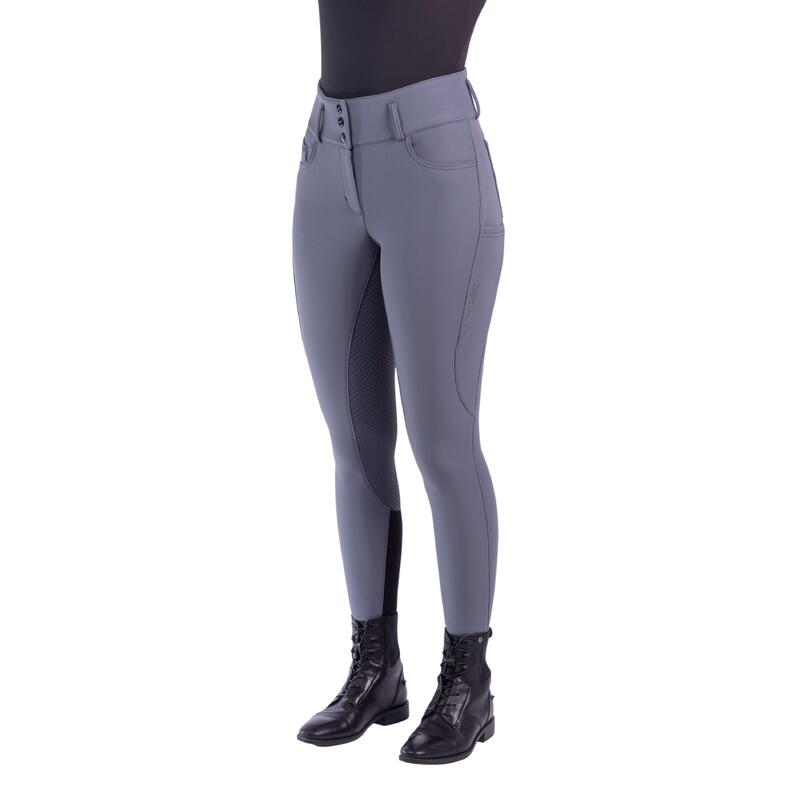 Pantaloni echitație Euro-Star Amare cu grip complet pentru femei