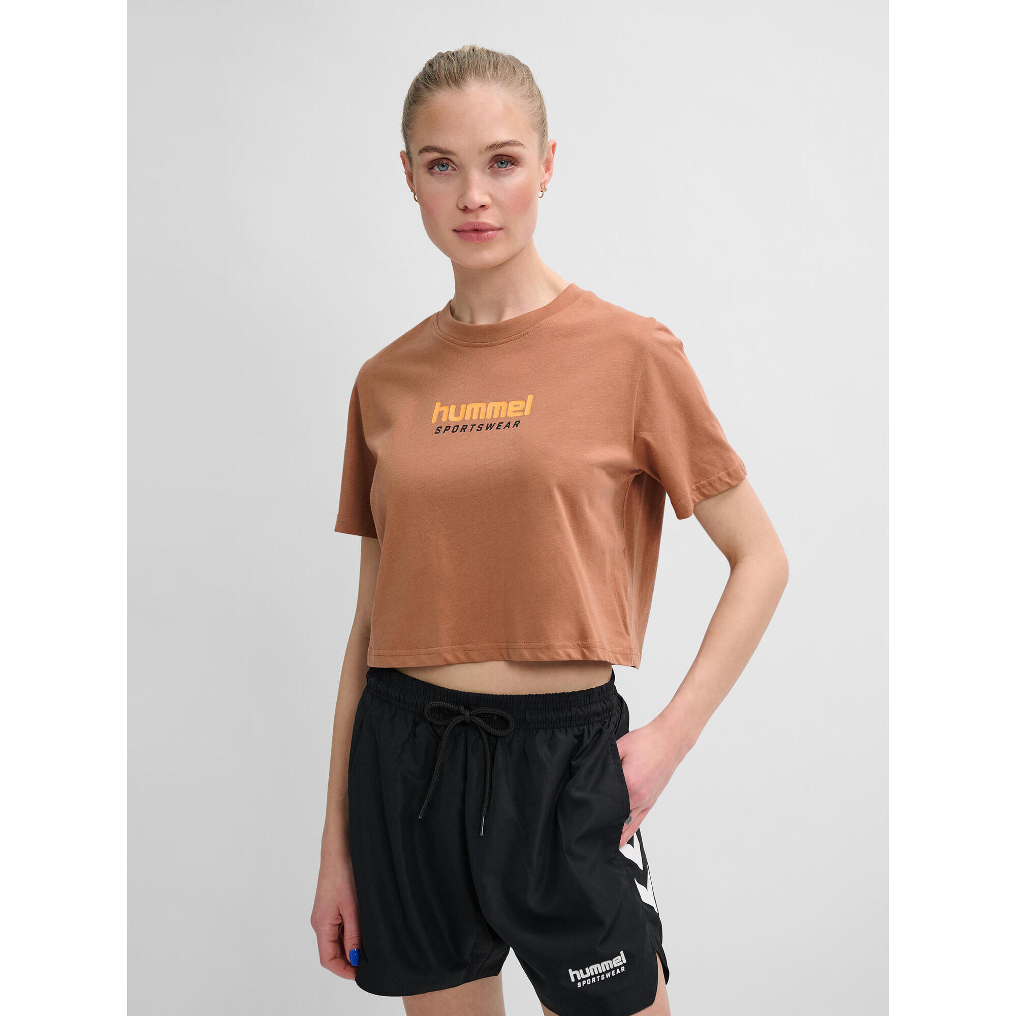 Damska koszulka crop top Hummel LGC Malu