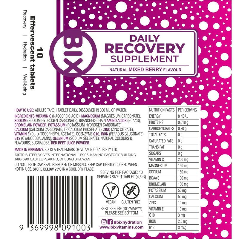 Daily Recovery Supplement (10 tablets) - Mixed Berry