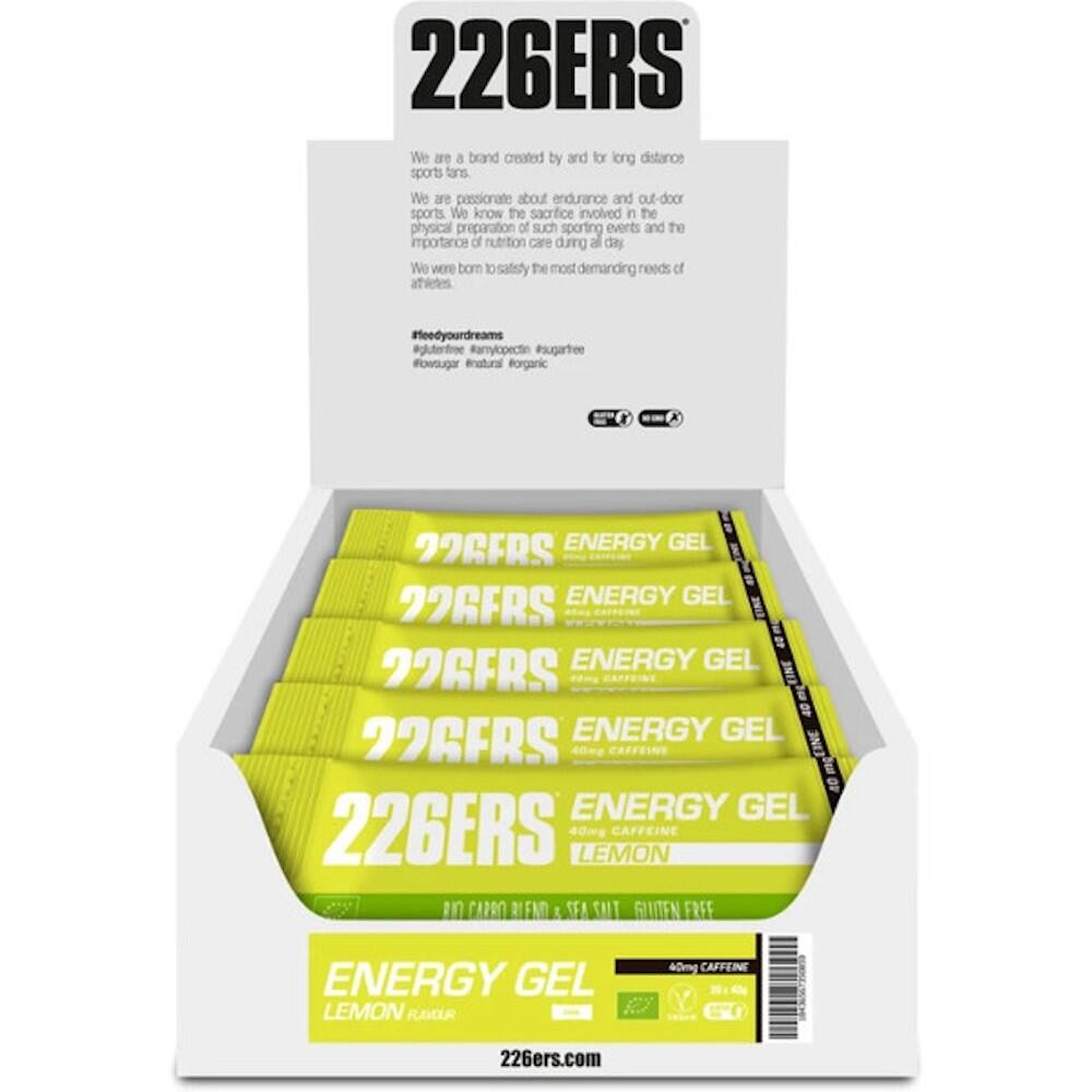 Energy Gel 226ERS Biologisch 40g Citroen 80Mg Cafeïne* 2/3