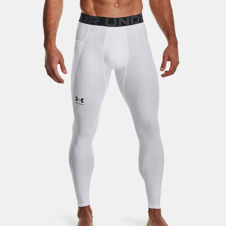 Under Armour Heatgear Armour White Compression Long Tights
