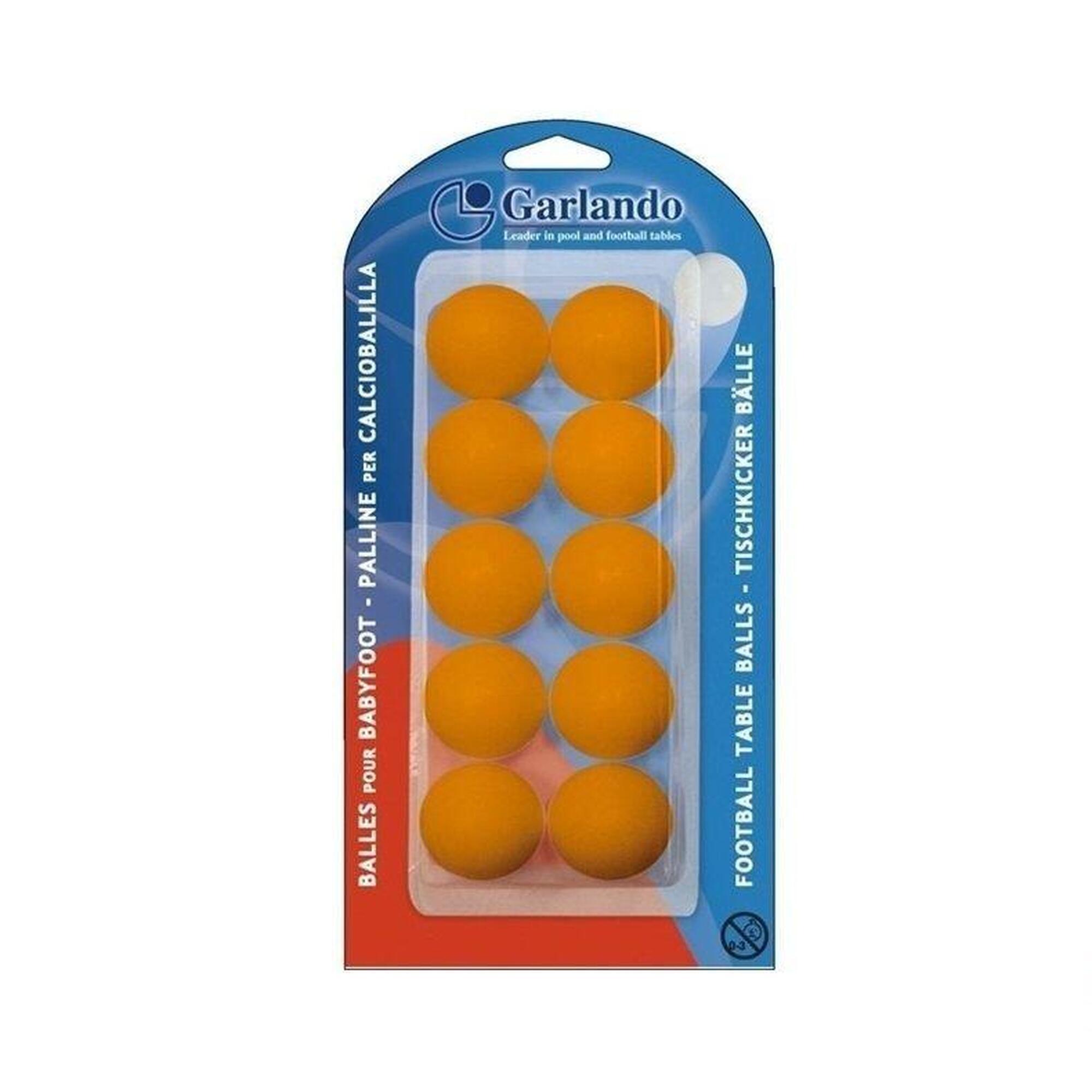 Ballons de Football - Orange - 10 ballons